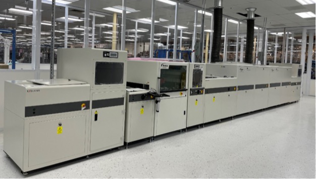 Specialized selective spray and curing machinery on Paramit’s new Nordson ASYMTEK Panorama™ conformal coating line produces rapid and consistent acrylic and silicone coatings.